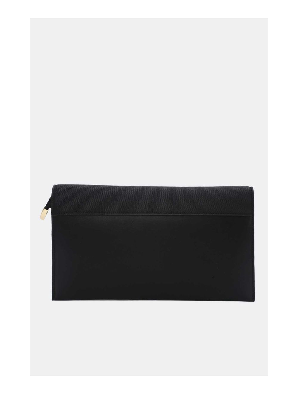 tom&eva Pochette Bandoulière à Rabat Patchwork Effet Tissu 24P-6045-Noir