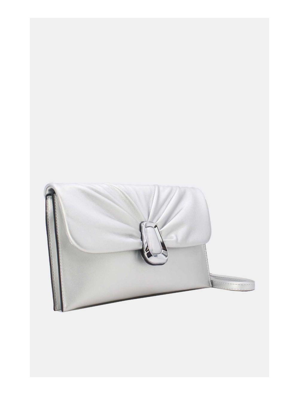 Tom&eva Pochette Bandoulière à Rabat Ruché 24P-5918-Argenté