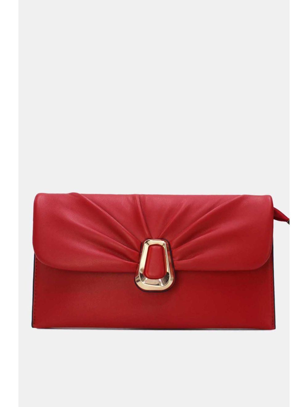 Tom&eva Pochette Bandoulière à Rabat Ruché 24P-5918-Rouge