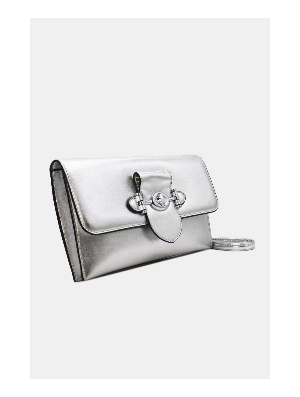 Tom&eva Pochette Bandoulière Bicolores 24P-5973-Argenté