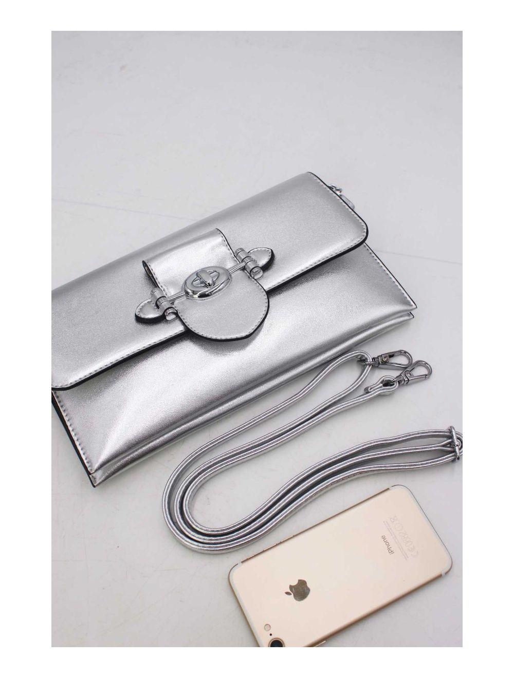 Tom&eva Pochette Bandoulière Bicolores 24P-5973-Argenté