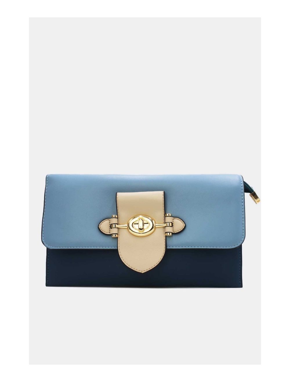 Tom&eva Pochette Bandoulière Bicolores 24P-5973-Blue/L.Blue