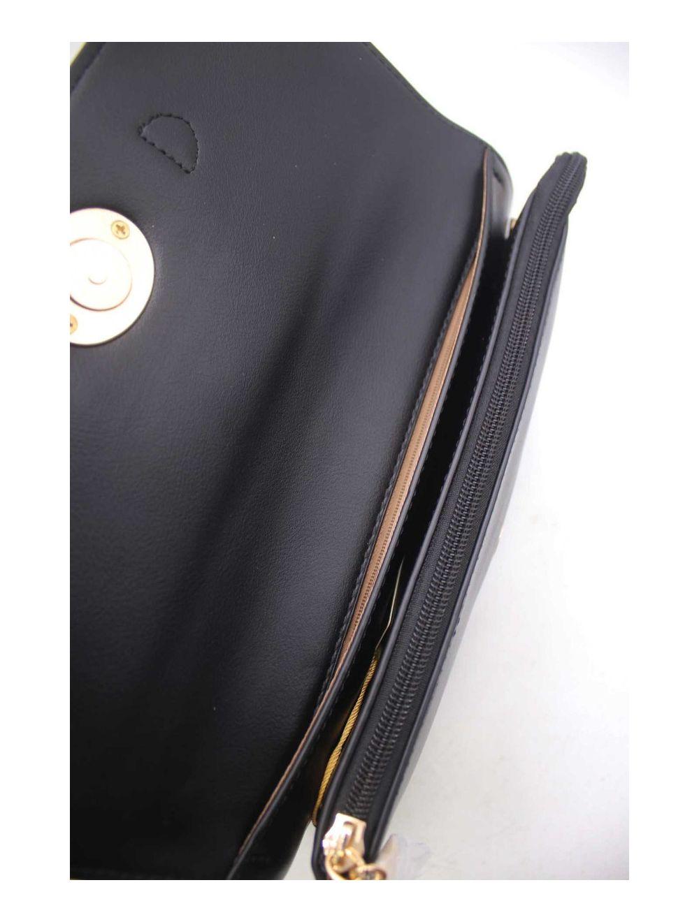 tom&eva Pochette Bandoulière Bicolores 24P-5973-Noir