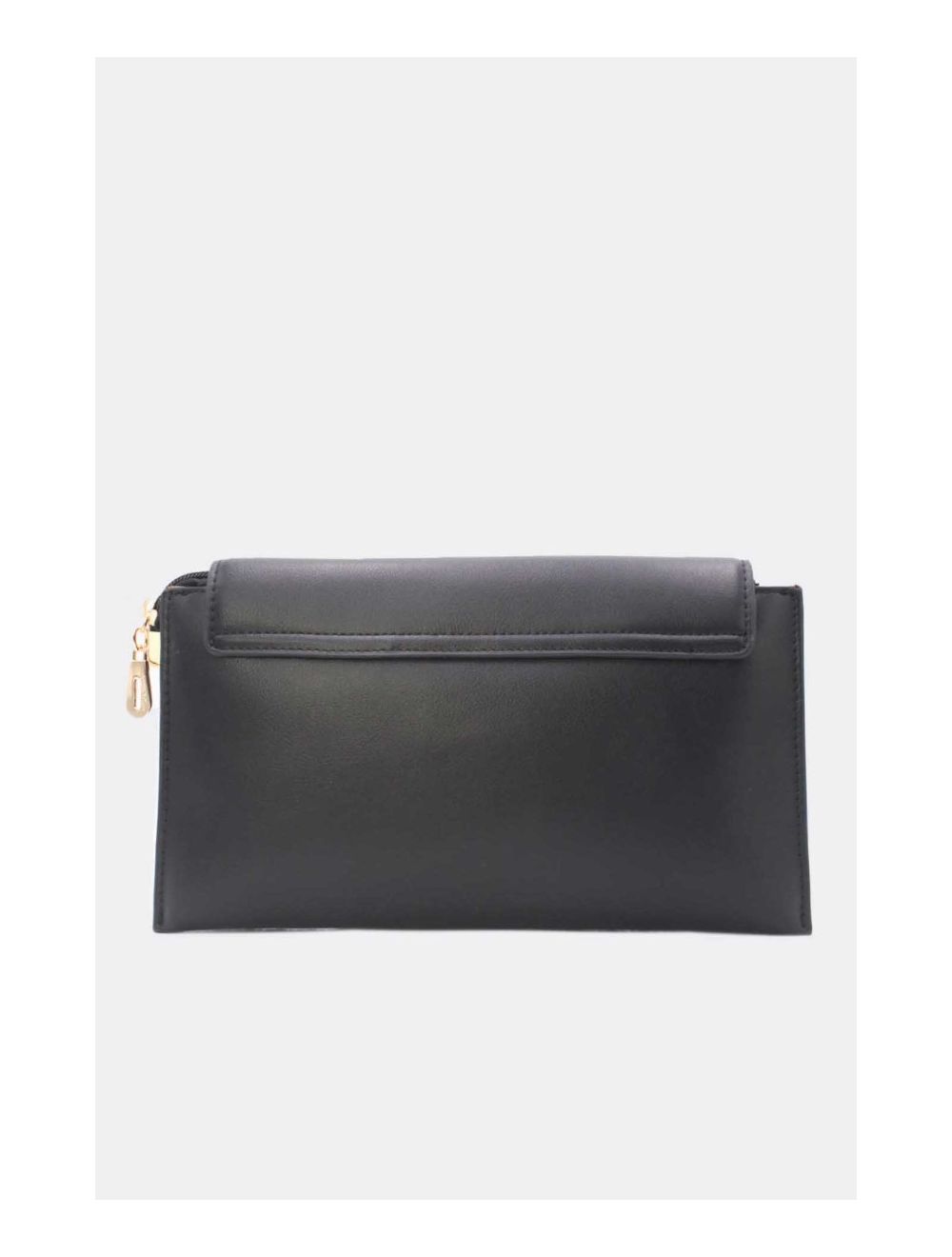 tom&eva Pochette Bandoulière Effet Tressé 24P-6121-Noir