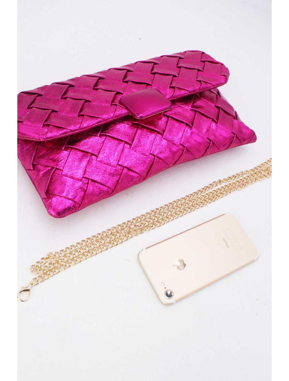 tom&eva Pochette Bandoulière Tressé 24P-5938-Fushisa