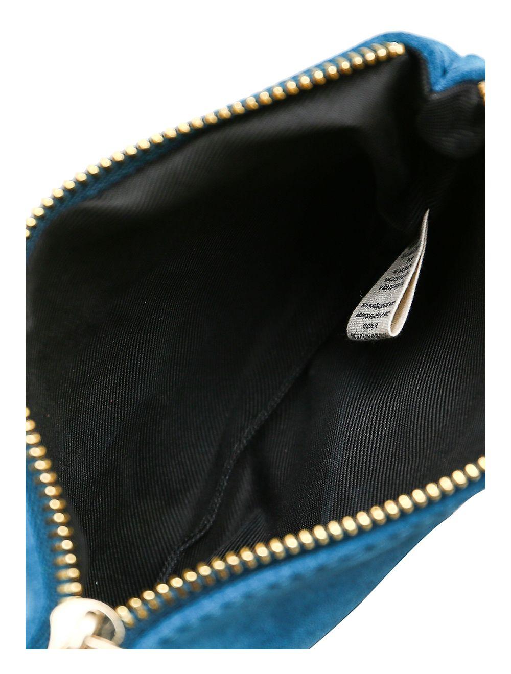 Tom&eva Pochette En Croûte Cuir Vachette DELPHINE 4037-BLEU