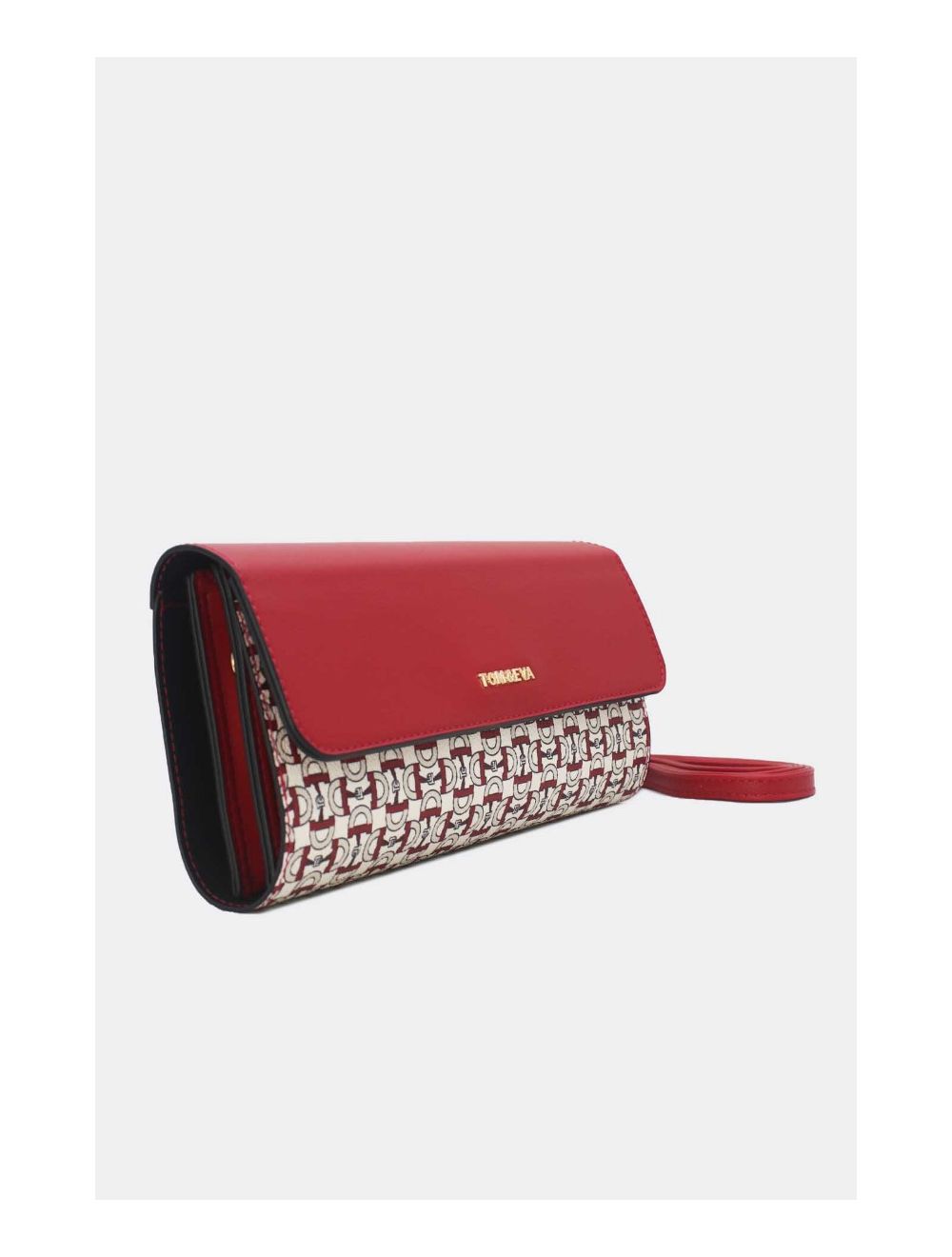 Tom&eva Pochette Longue Monogramme 24P-5990-Bordeaux