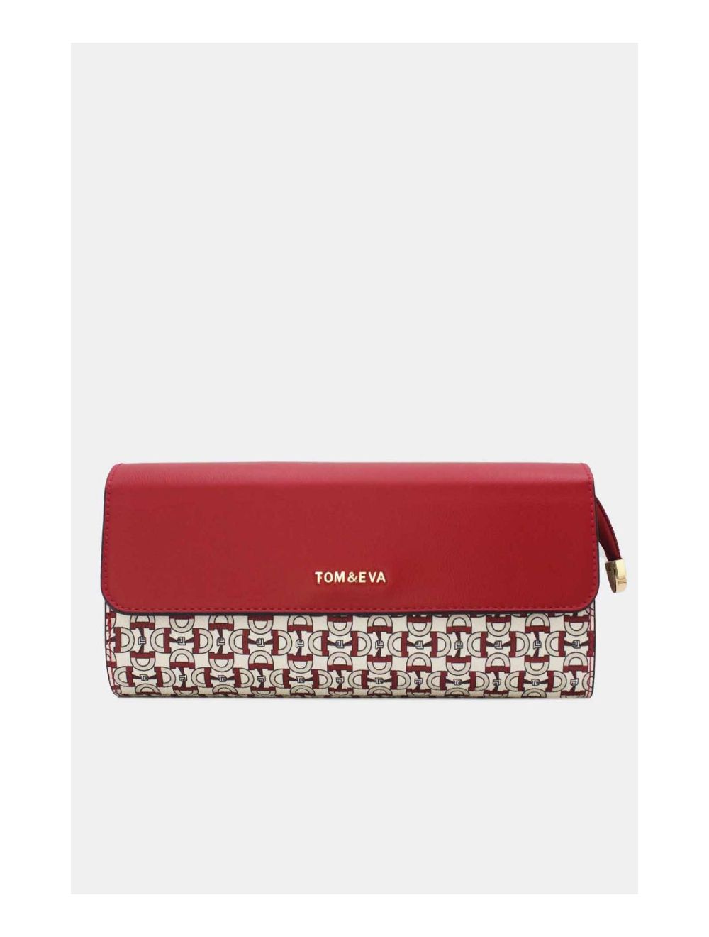 tom&eva Pochette Longue Monogramme 24P-5990-Bordeaux