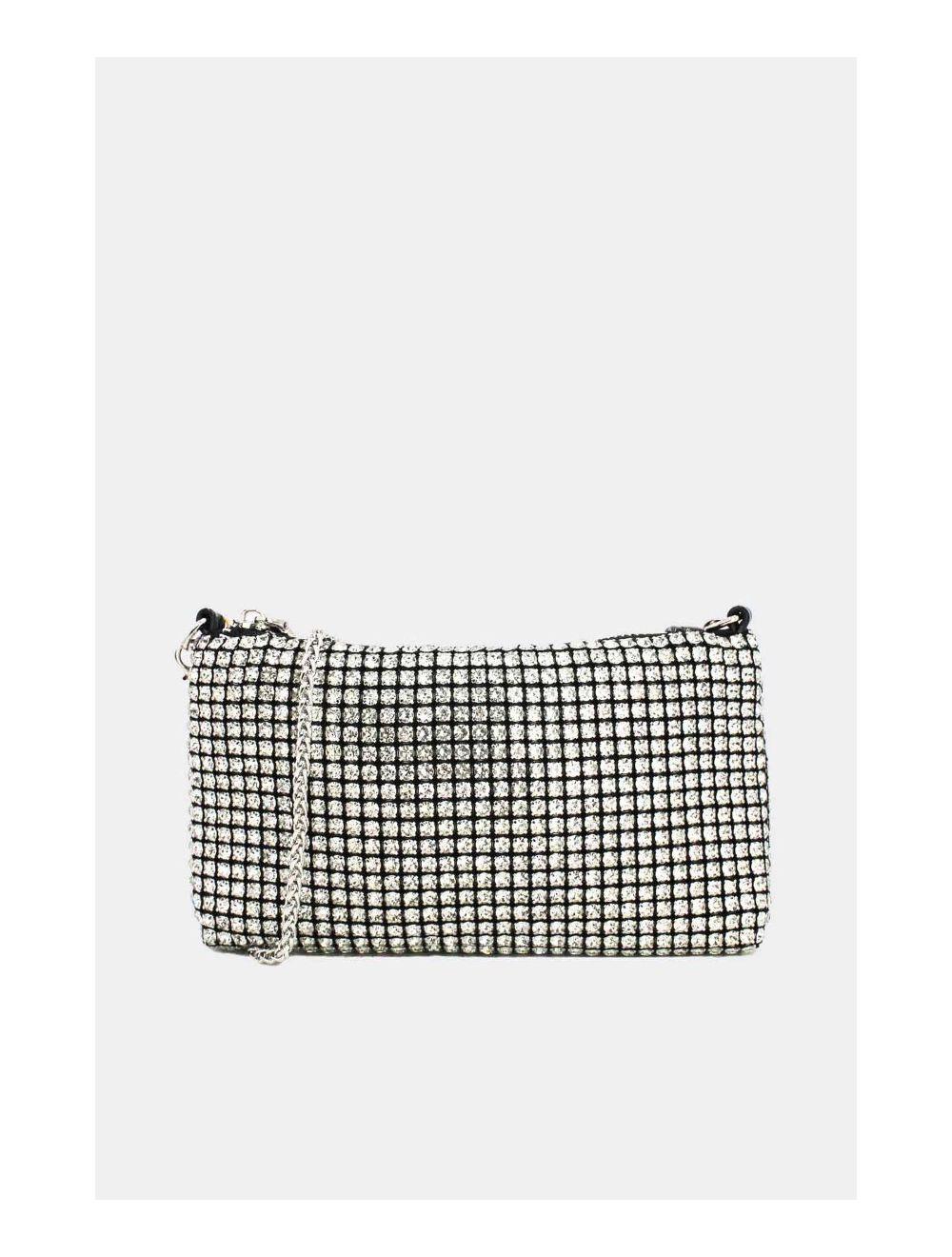 tom&eva Pochette Soirée Avec Strasse -22P-5601-Black