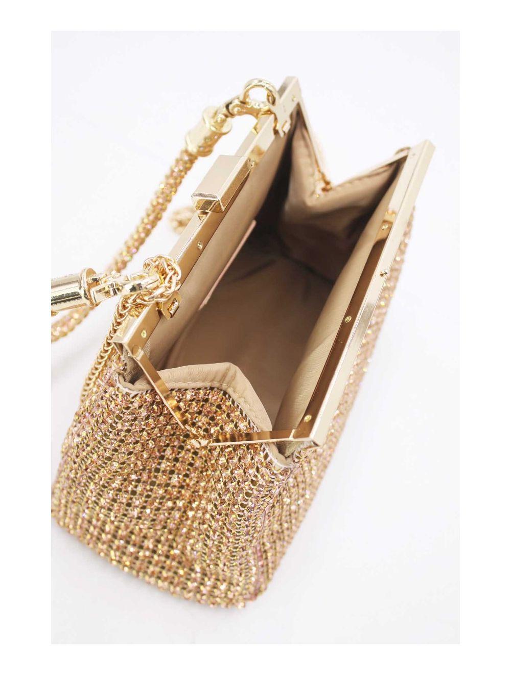 Tom&eva Pochette Soirée Et Mariage Strass 23P-5823-Champagne