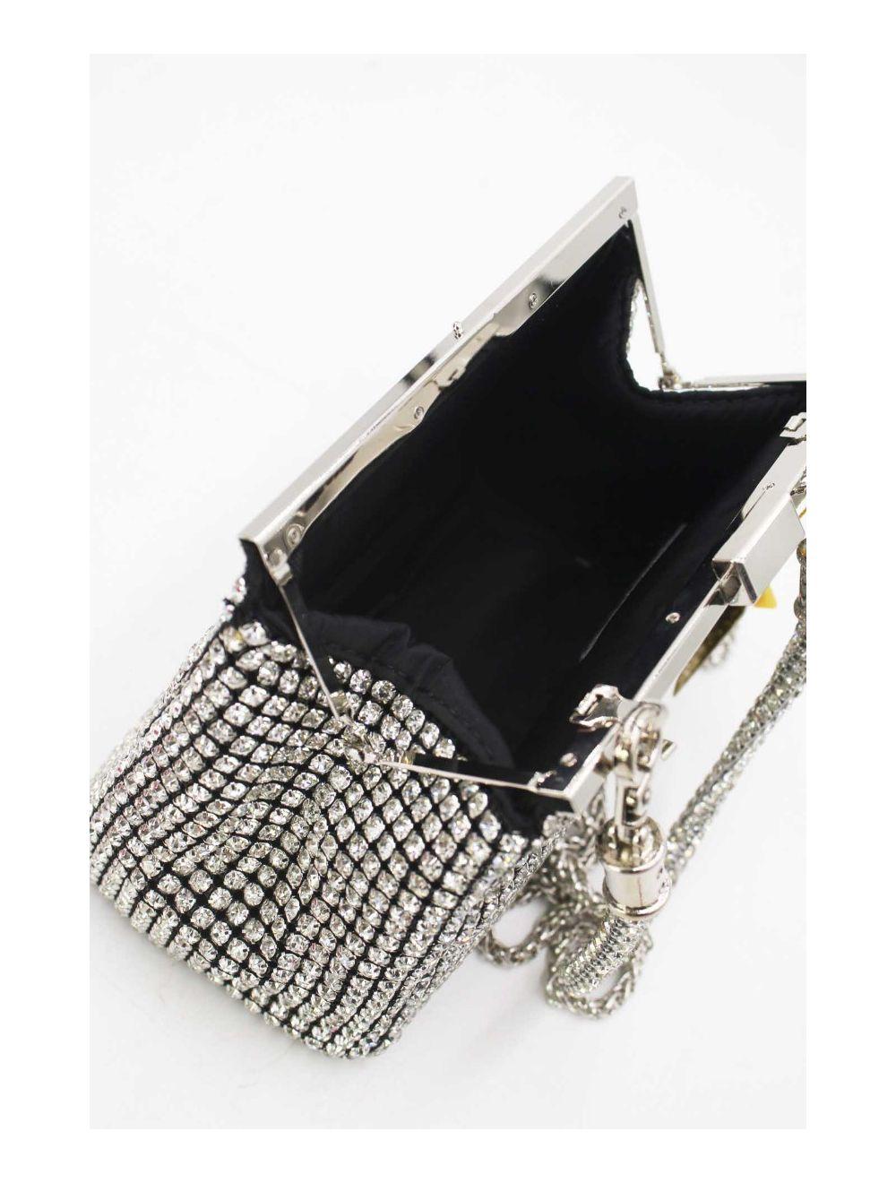 Tom&eva Pochette Soirée Et Mariage Strass 23P-5823-Noir