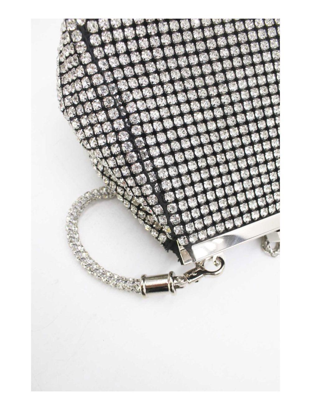 tom&eva Pochette Soirée Et Mariage Strass 23P-5823-Noir