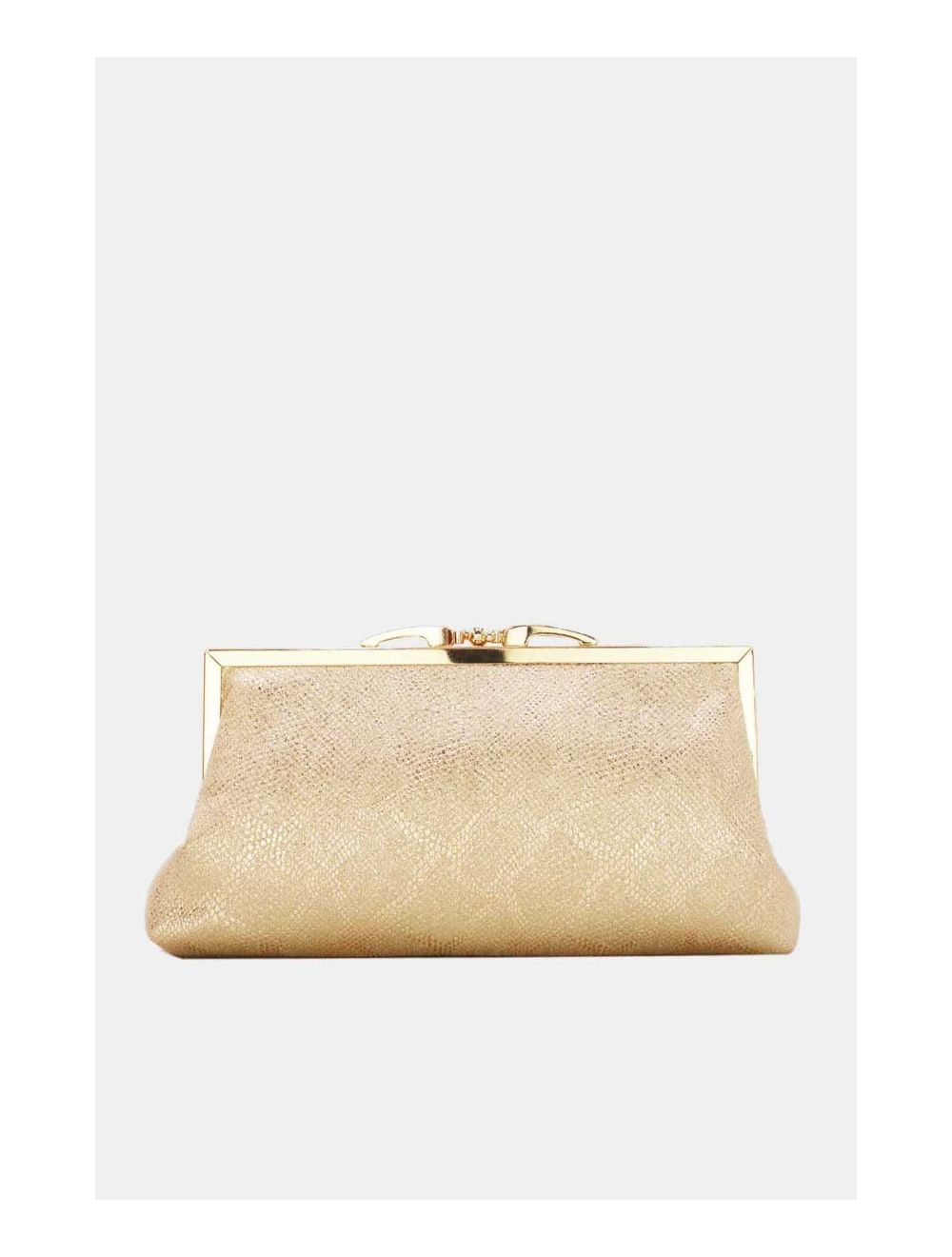 Tom&eva Pochette Soirée Ou Mariage Avec Bandoulière-19G-2813-Dorée