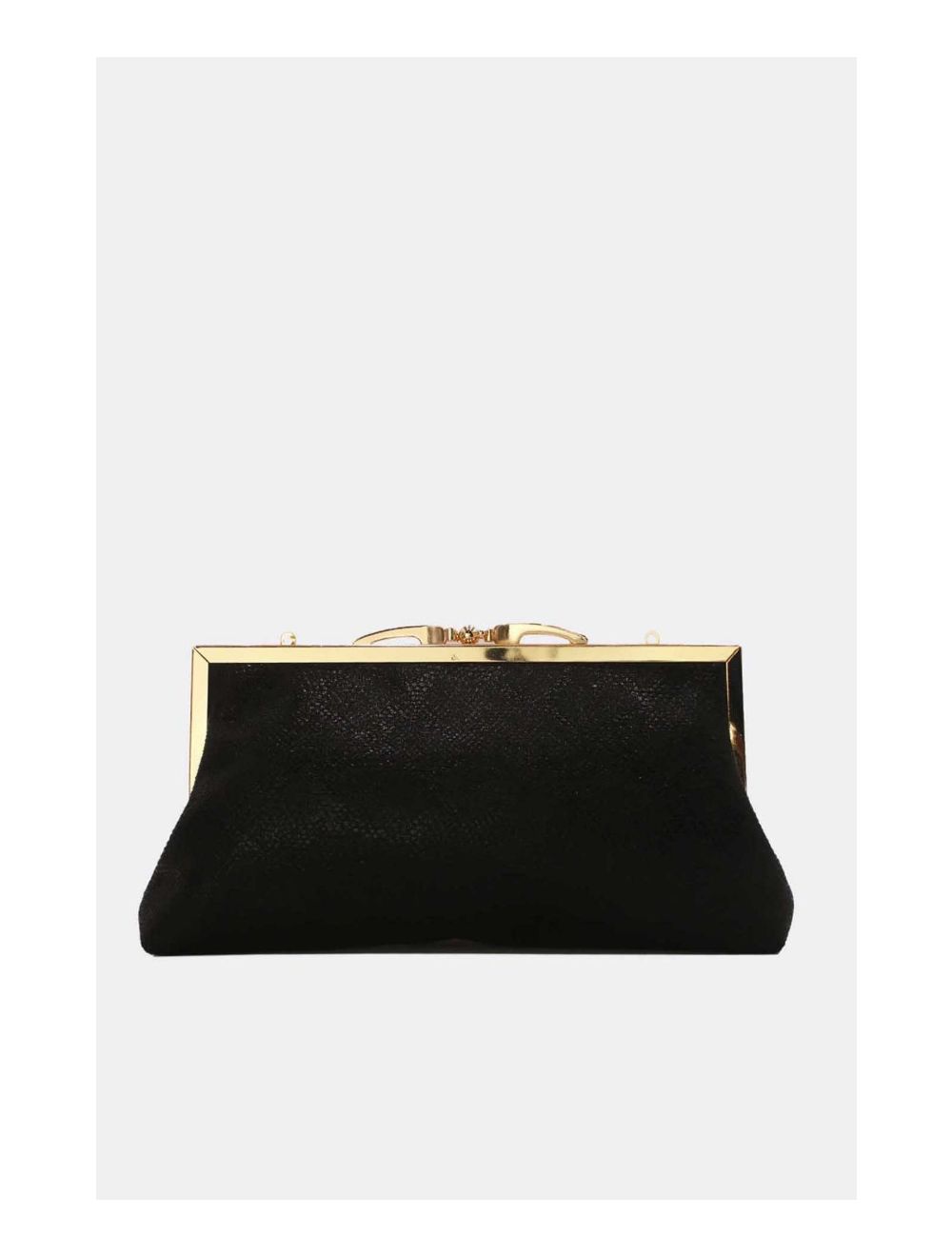 Tom&eva Pochette Soirée Ou Mariage Avec Bandoulière-19G-2813-Noir