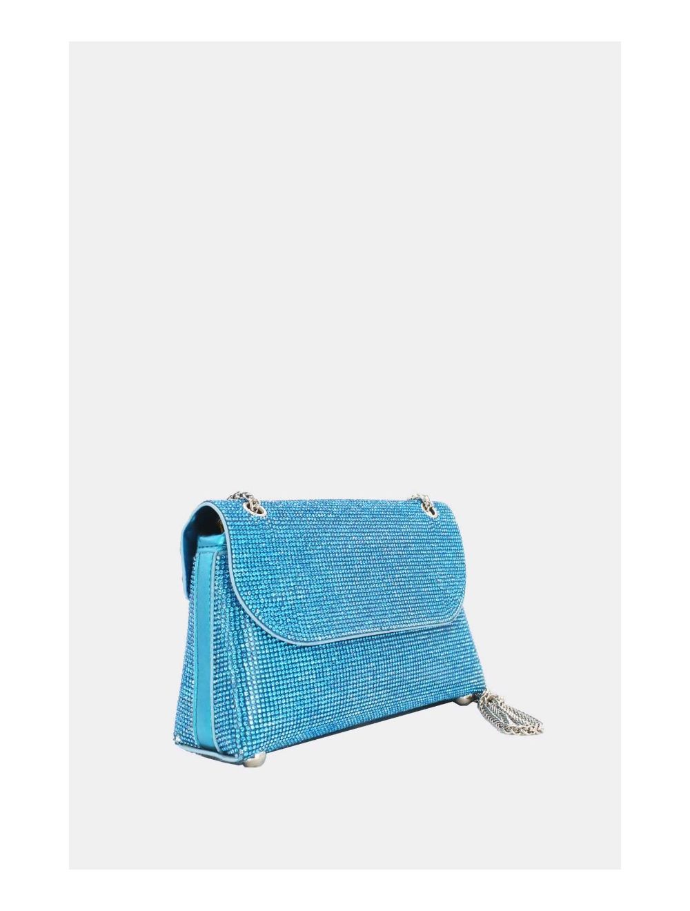 Tom&eva Pochette Soirée Ou Mariage Avec Strass -21P-5115-Bleu