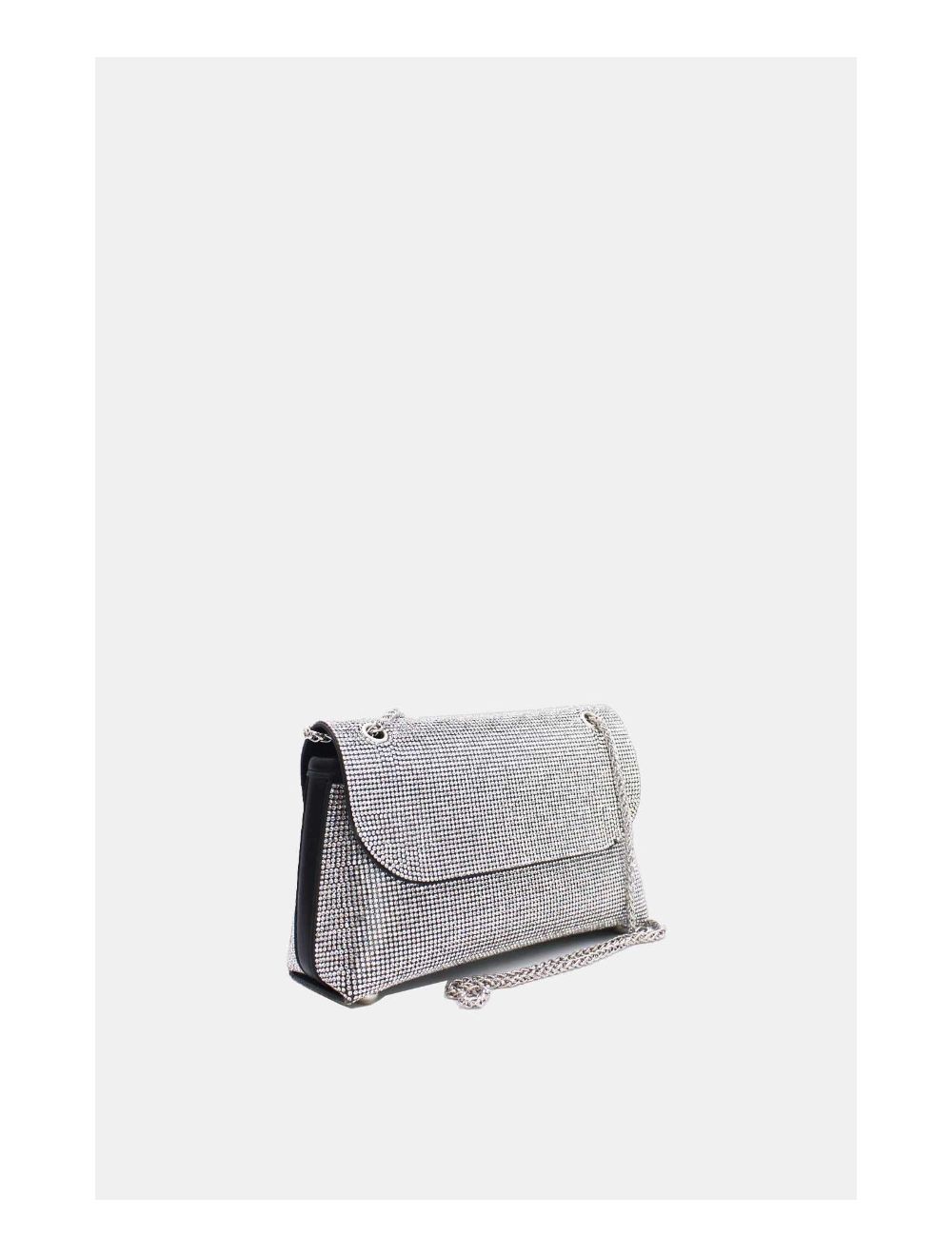 Tom&eva Pochette Soirée Ou Mariage Avec Strass -21P-5115-Noir