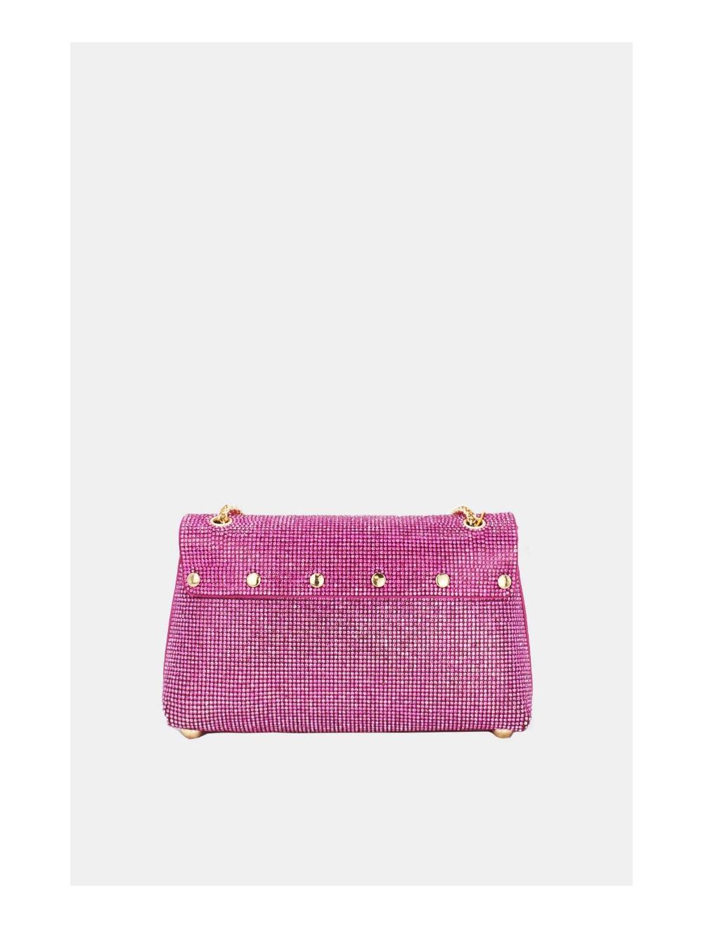 Tom&eva Pochette Soirée Ou Mariage Avec Strass -21P-5115-Rose