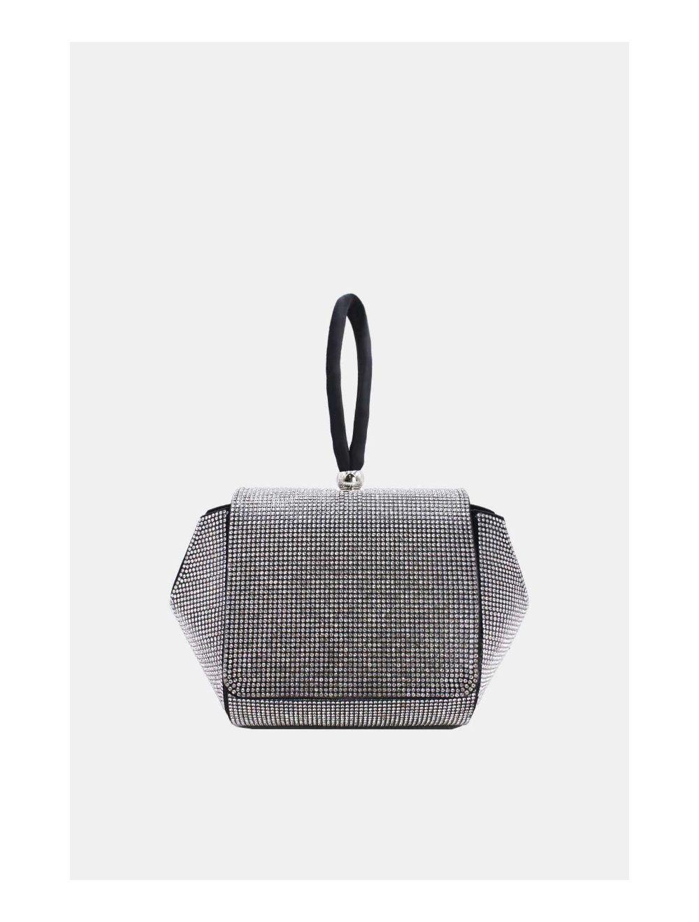 Tom&eva Pochette Soirée Ou Mariage Avec Strass -21P-5355-Black