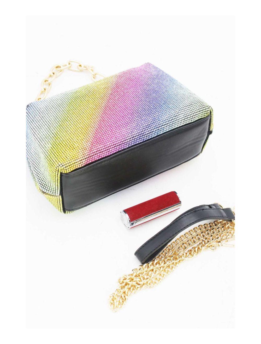 Tom&eva Pochette Soirée Ou Mariage Avec Strass -22P-5387-Multi