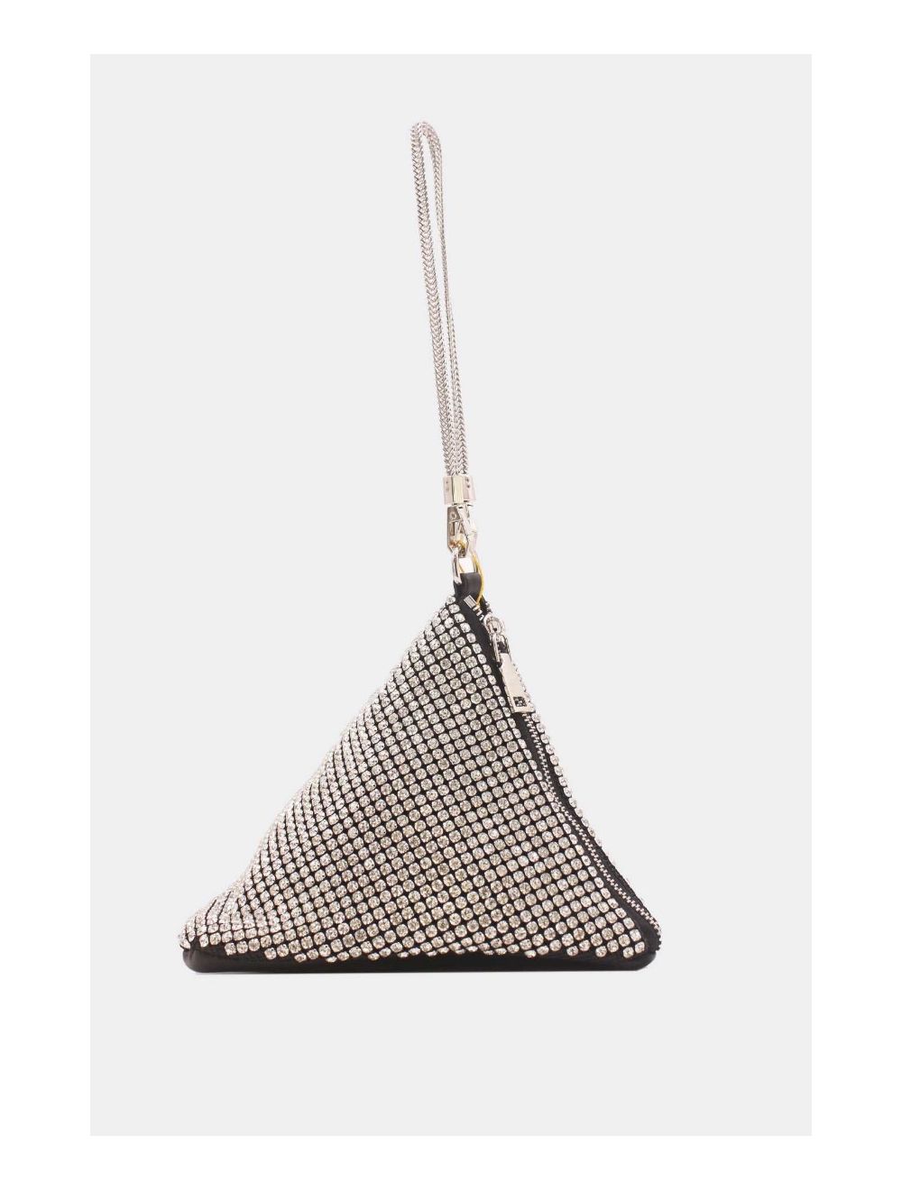 Tom&eva Pochette Soirée Triangle Strass 23P-5735-Black