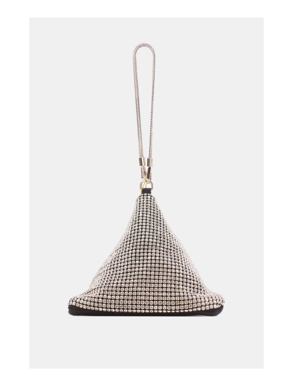 Tom&eva Pochette Soirée Triangle Strass 23P-5735-Black