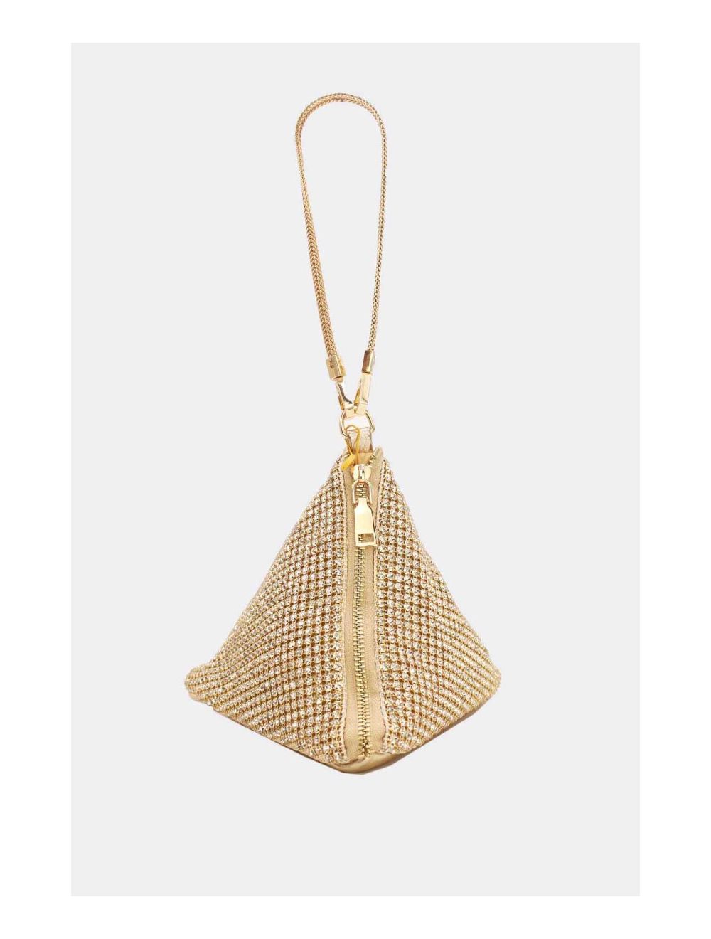 Tom&eva Pochette Soirée Triangle Strass 23P-5735-Gold