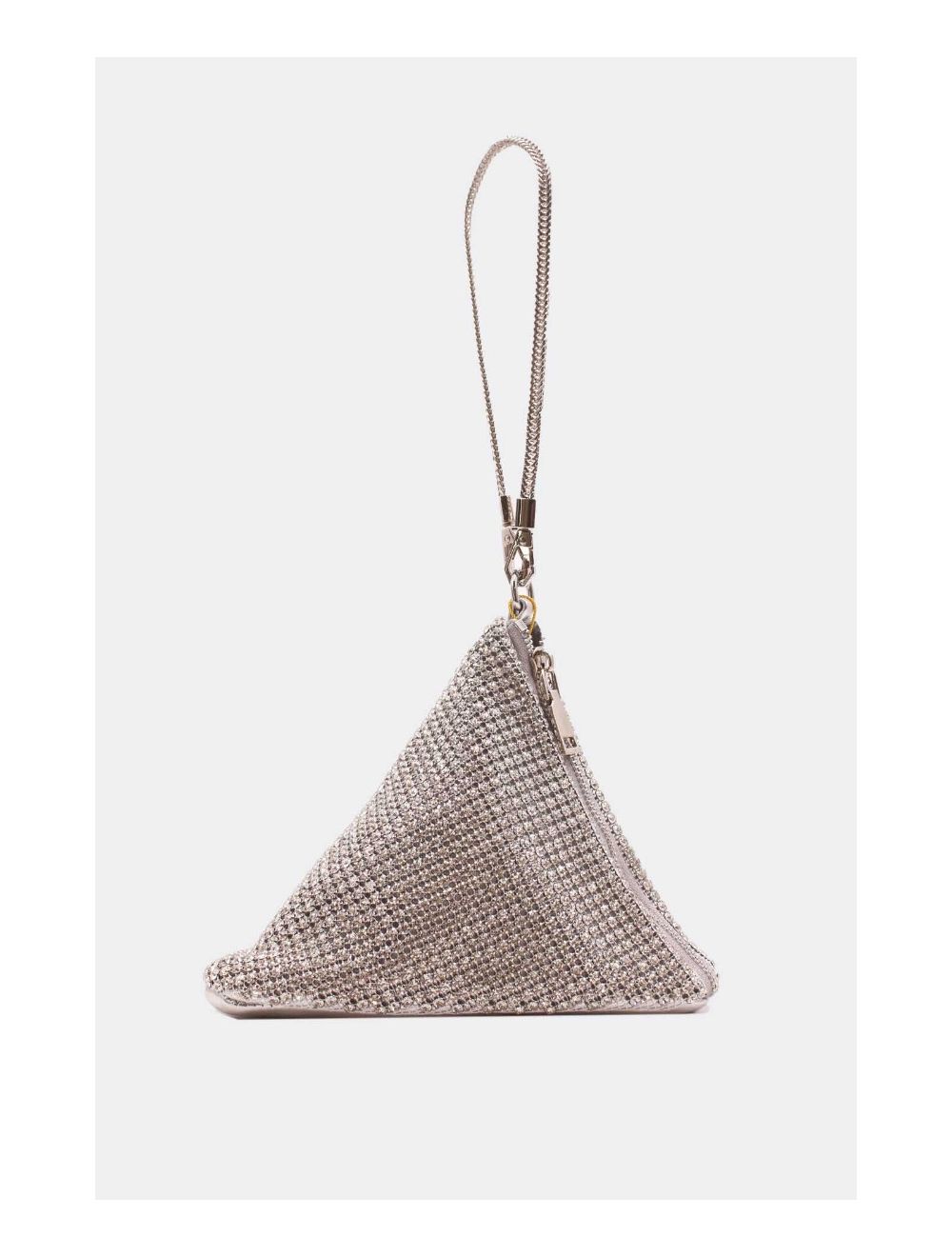 Tom&eva Pochette Soirée Triangle Strass 23P-5735-Silver