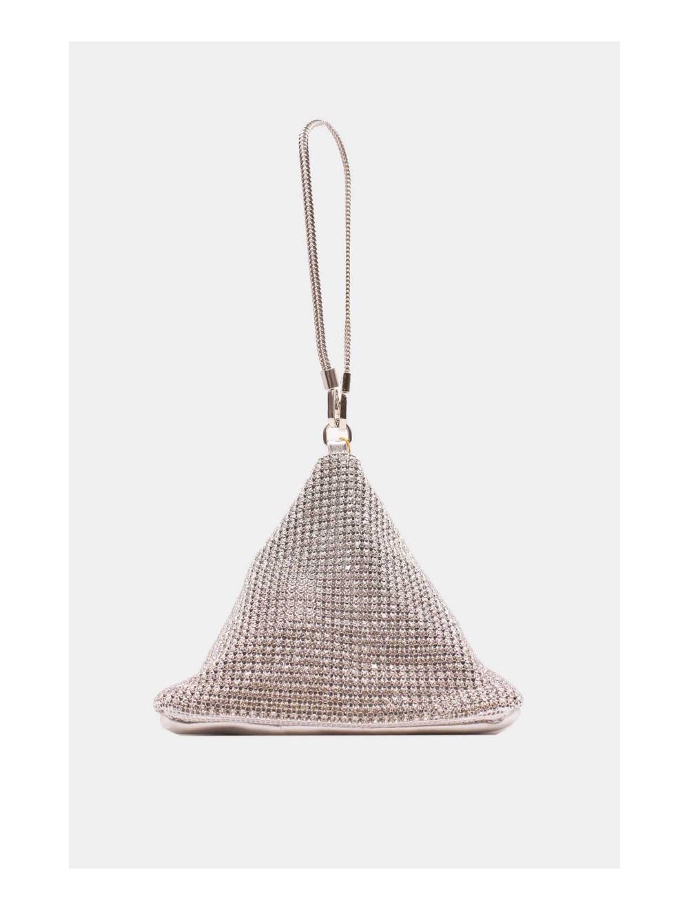 Tom&eva Pochette Soirée Triangle Strass 23P-5735-Silver