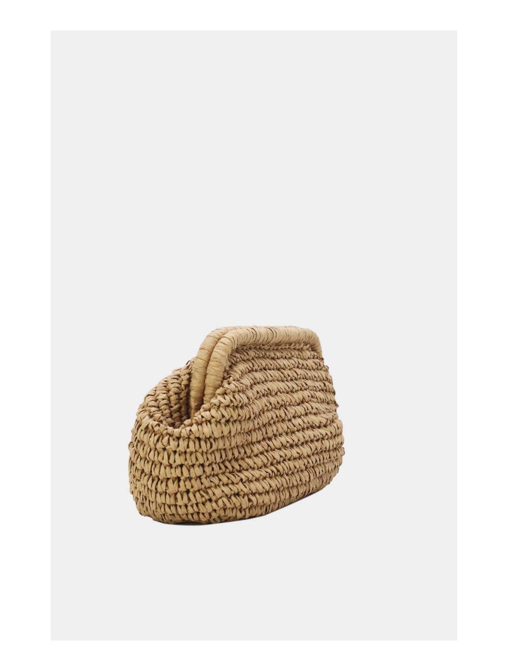 Tom&eva Pochette Structure En Paille 24P-6069-Abricot