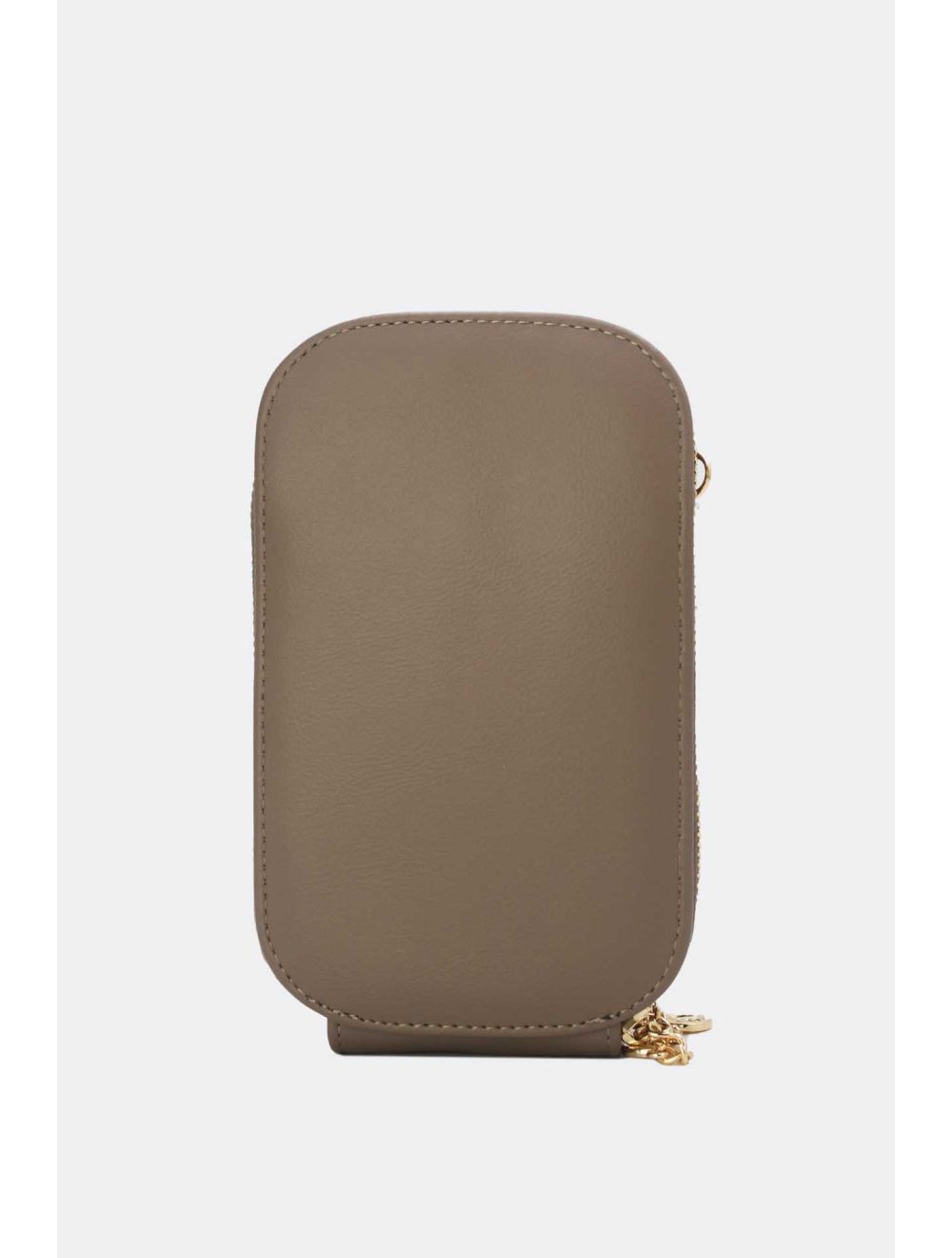 Tom&eva Pochette Téléphone Bi-matière Avec Porte Monnaie 24P-6018-Gris