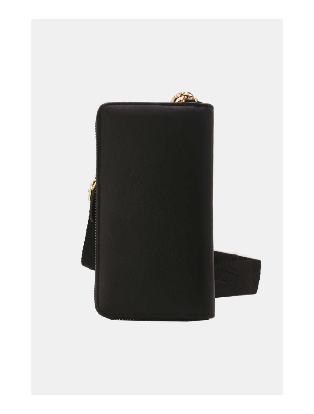Tom&eva Pochette Téléphone Bi-matière Avec Porte Monnaie RÉASSORT 23P-5821-Noir