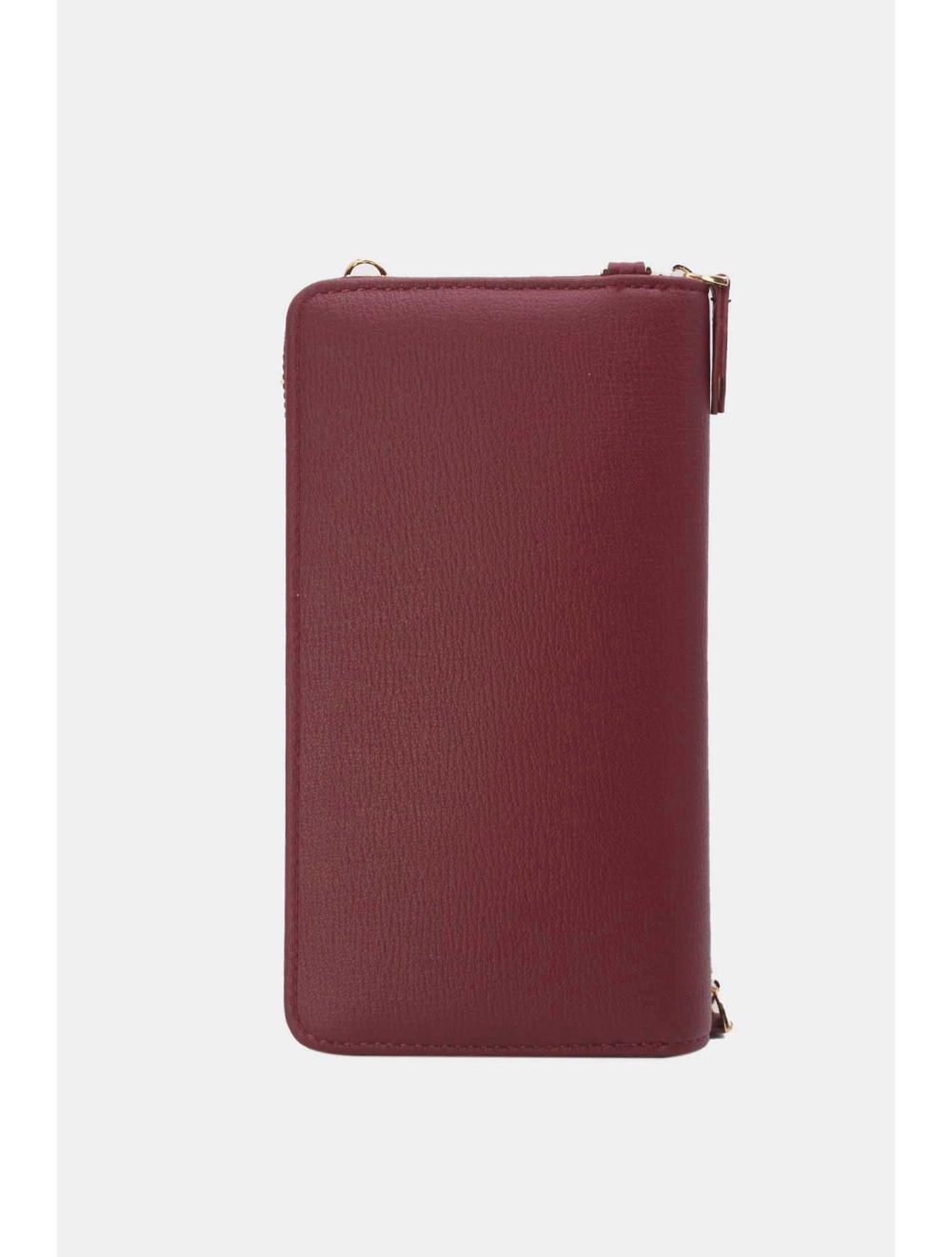Tom&eva Pochette Téléphone Effet Grainé 24P-6022-Bordeaux Foncé