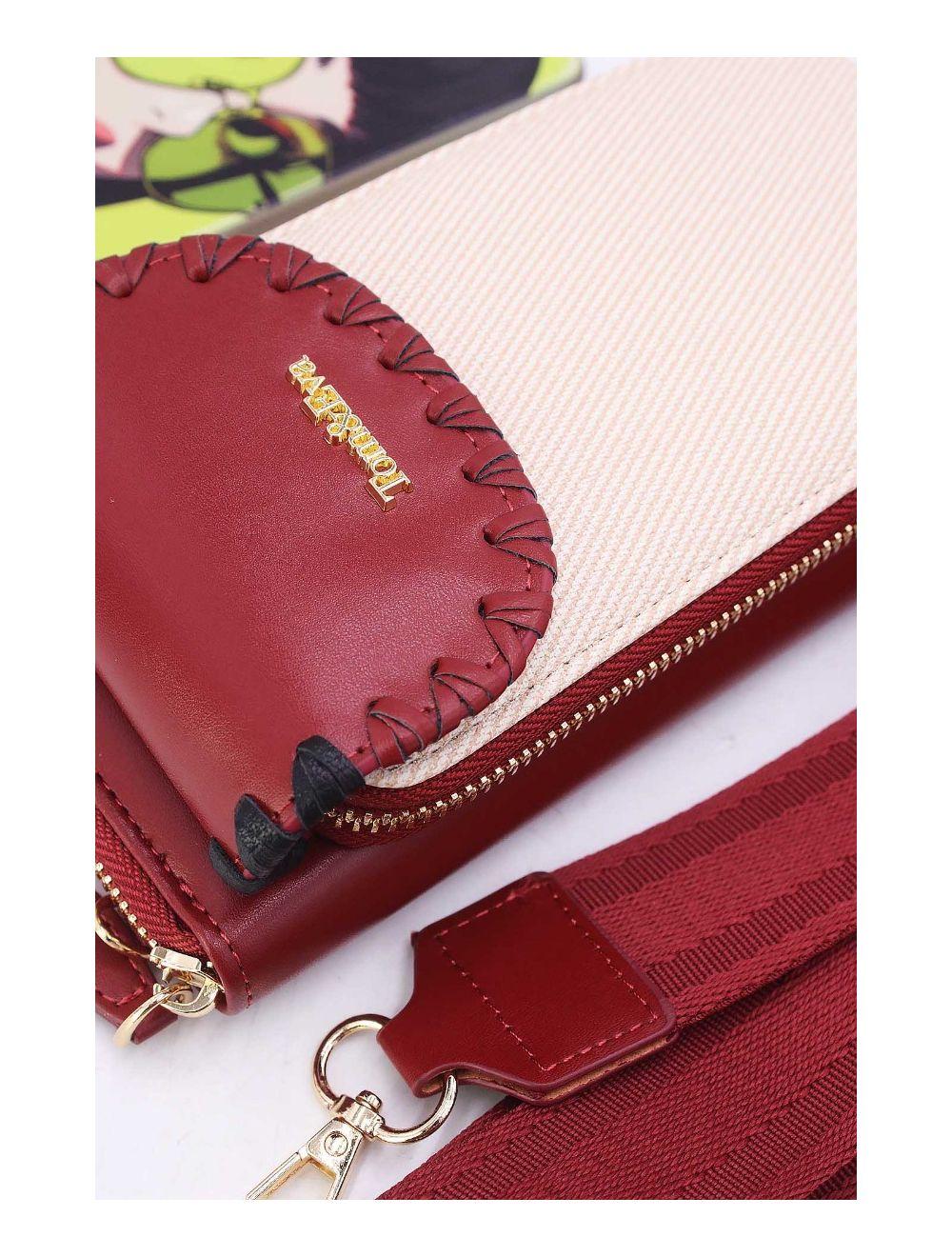 tom&eva Pochette Téléphone Effet Grainé 24P-6022-Bordeaux