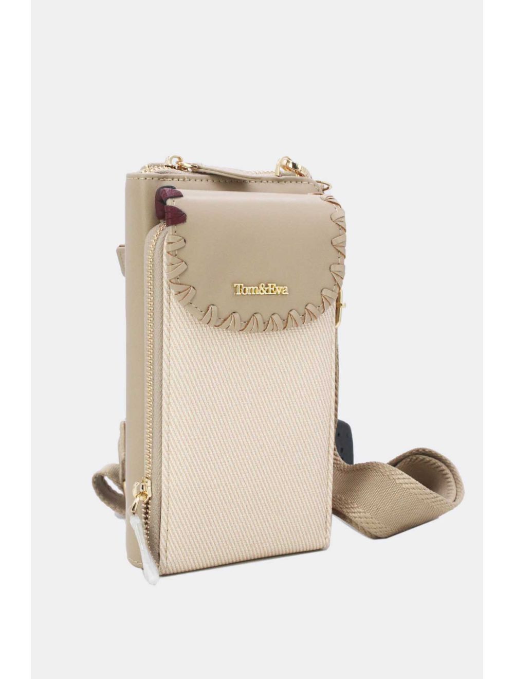 Tom&eva Pochette Téléphone Effet Grainé 24P-6022-Kaki