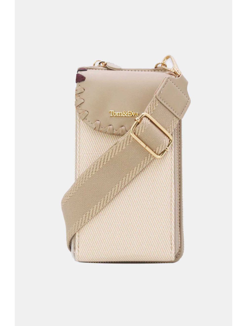 tom&eva Pochette Téléphone Effet Grainé 24P-6022-Kaki