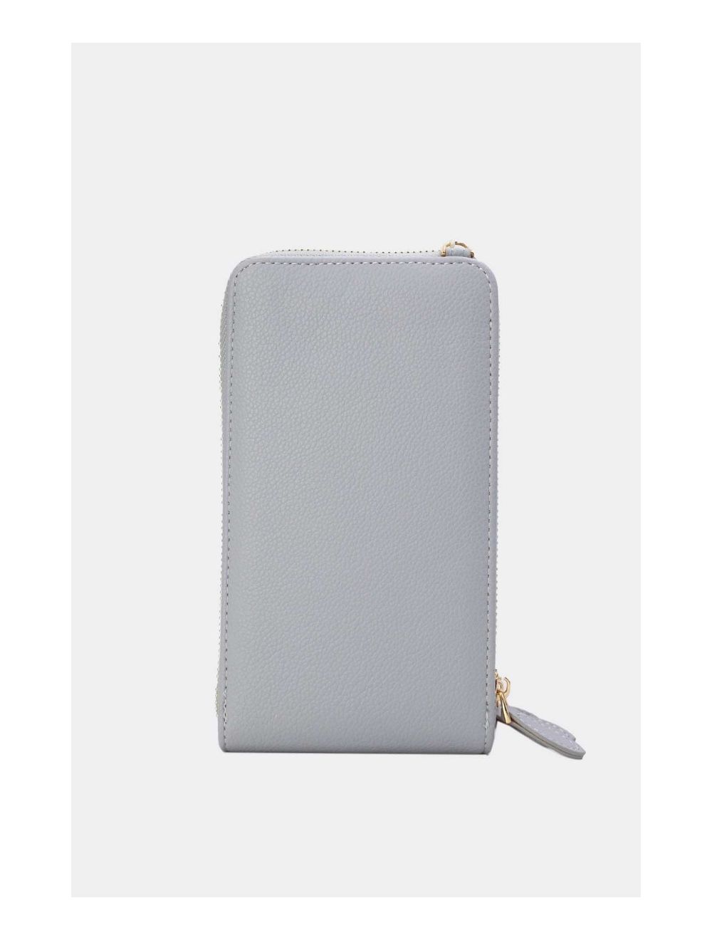 Tom&eva Pochette Téléphone Effet Paille Avec Porte Lunette 24P-5944-Bleu Clair