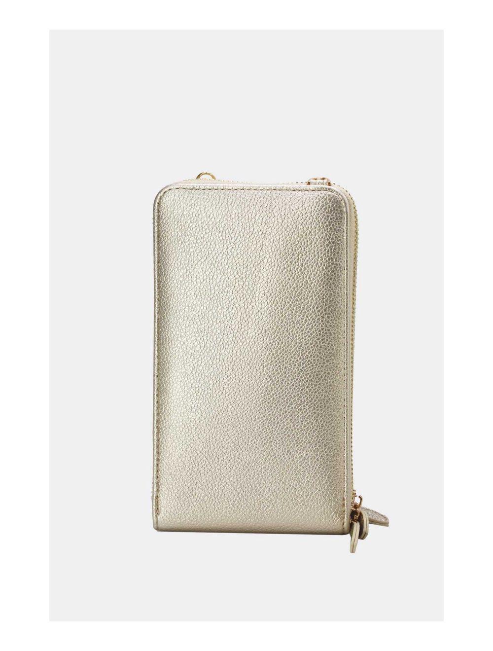 Tom&eva Pochette Téléphone Effet Paille Avec Porte Lunette 24P-5944-Doré