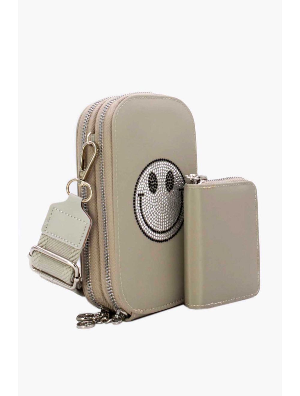 Tom&eva Pochette Téléphone En Tissu Smile 24P-6095-Abricot