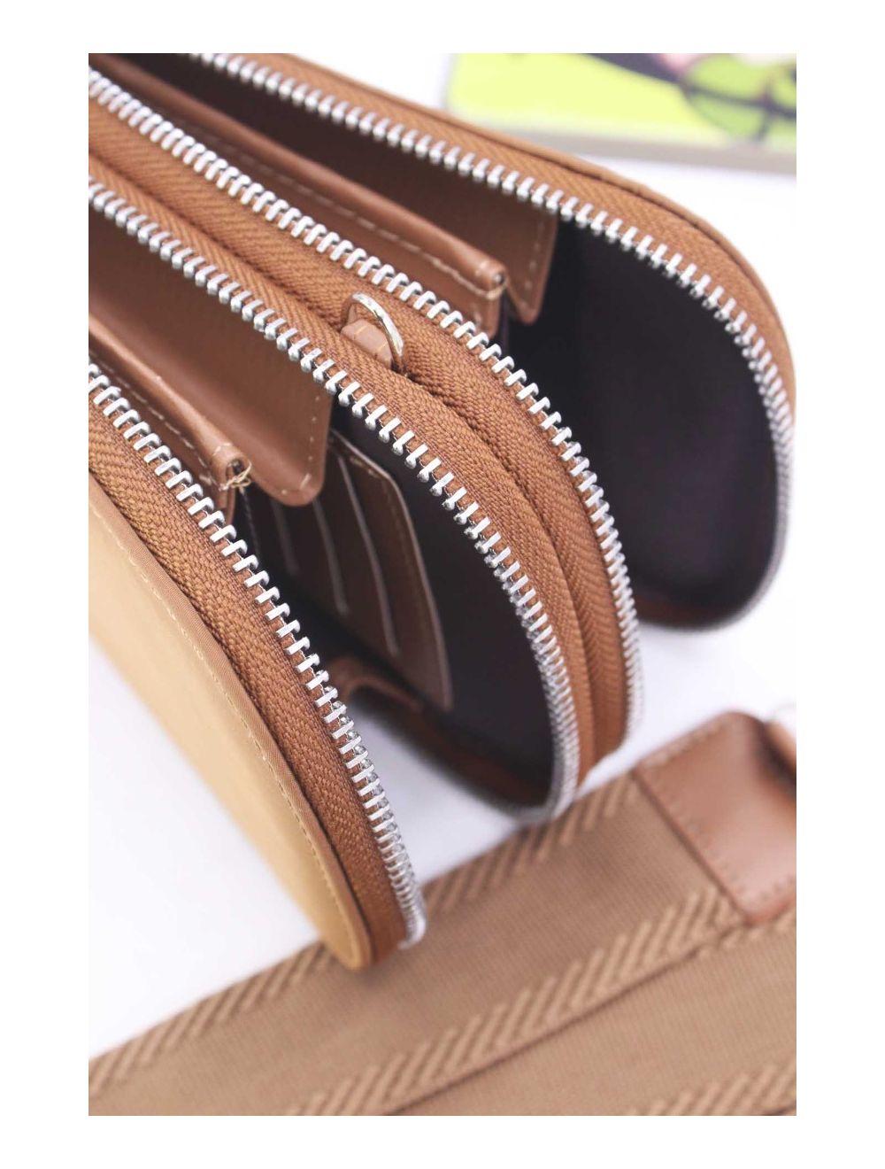 Tom&eva Pochette Téléphone En Tissu Smile 24P-6095-Marron