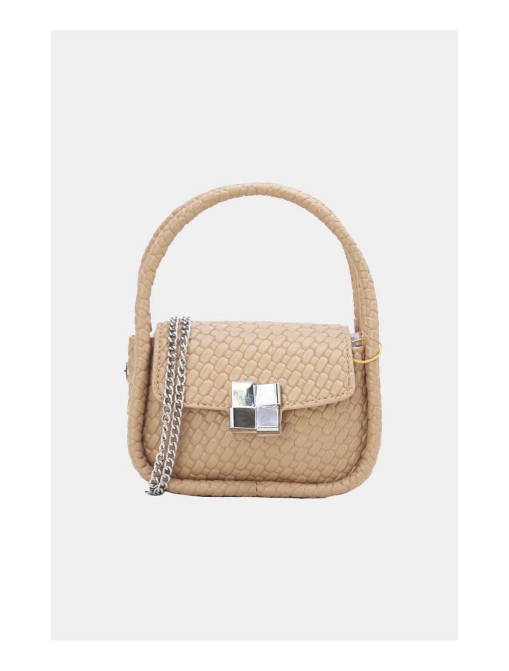 Tom&eva Pochette Téléphone Pliable Effet Tissé 24P-6049-Abricot