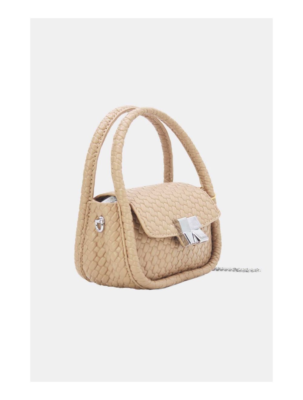 Tom&eva Pochette Téléphone Pliable Effet Tissé 24P-6049-Abricot