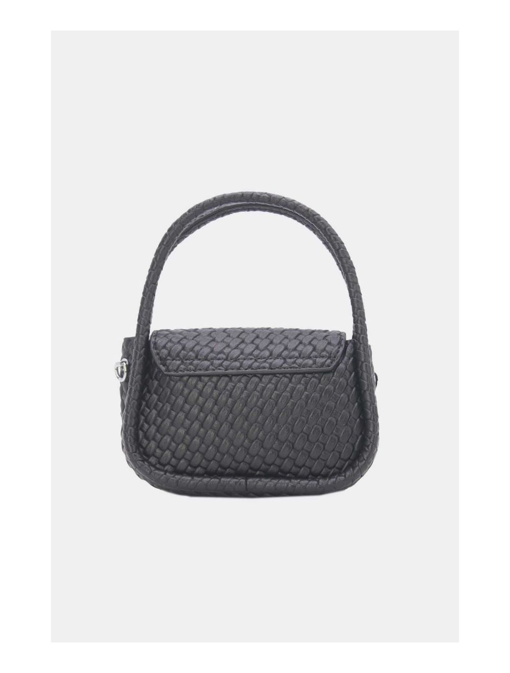 Tom&eva Pochette Téléphone Pliable Effet Tissé 24P-6049-Noir