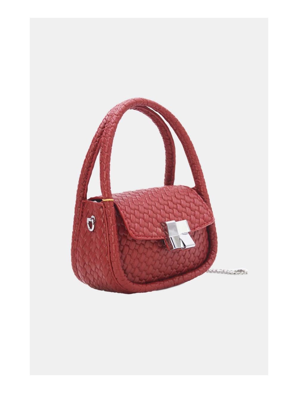 Tom&eva Pochette Téléphone Pliable Effet Tissé 24P-6049-Rouge