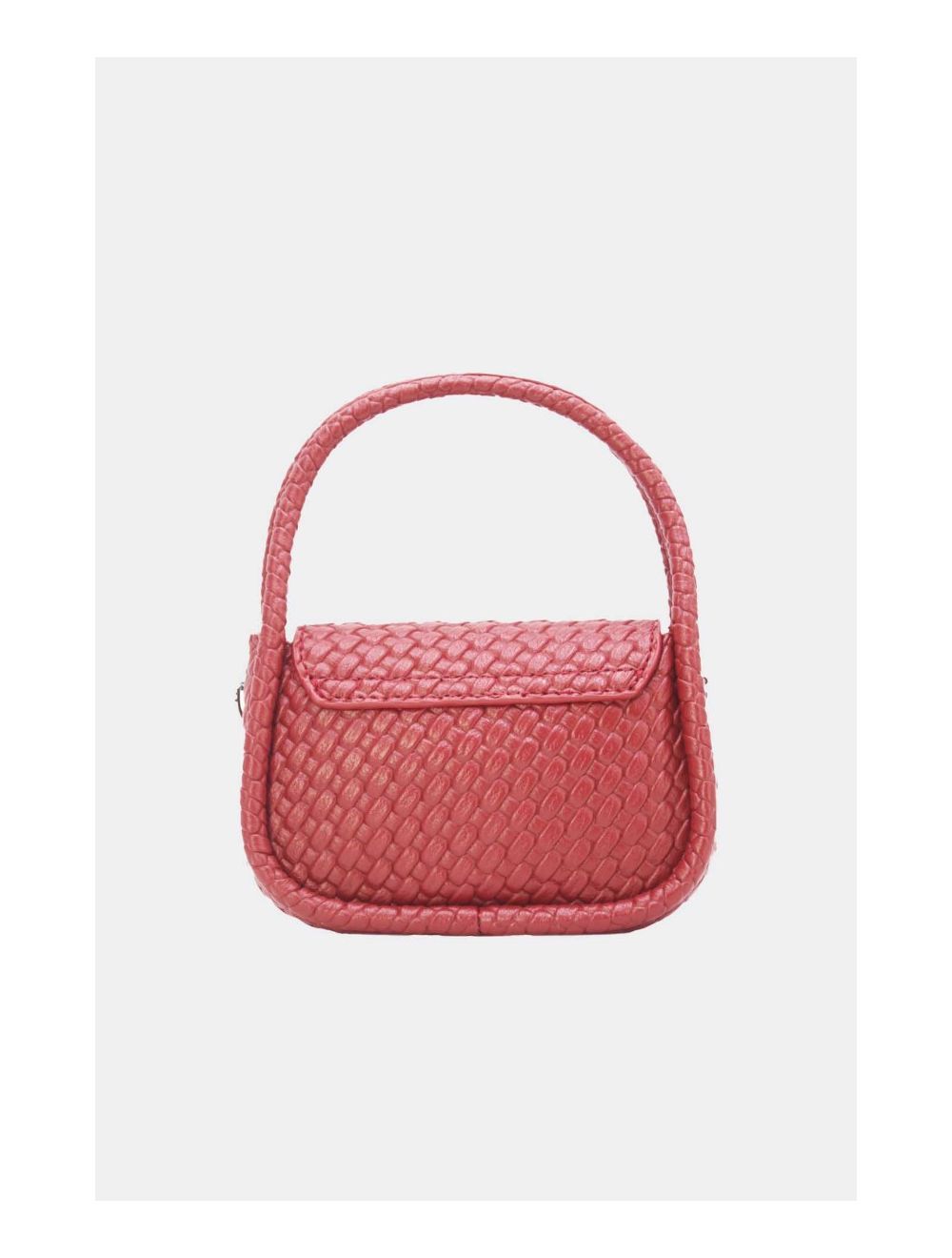 Tom&eva Pochette Téléphone Pliable Effet Tissé 24P-6049-Rouge