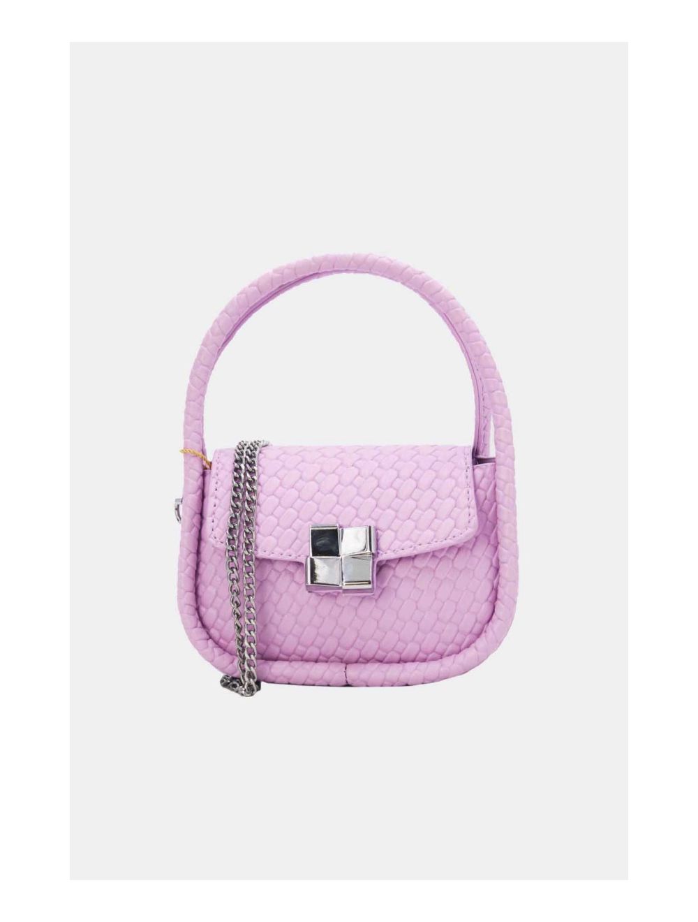 Tom&eva Pochette Téléphone Pliable Effet Tissé 24P-6049-Violet