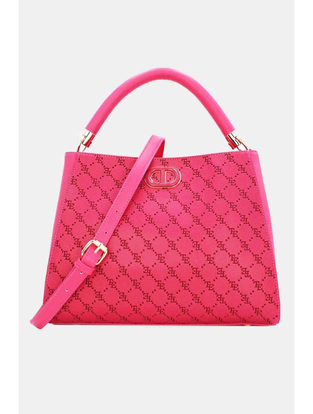 tom&eva Pochette Téléphone Pliable Effet Tissé 24P-6049-Violet