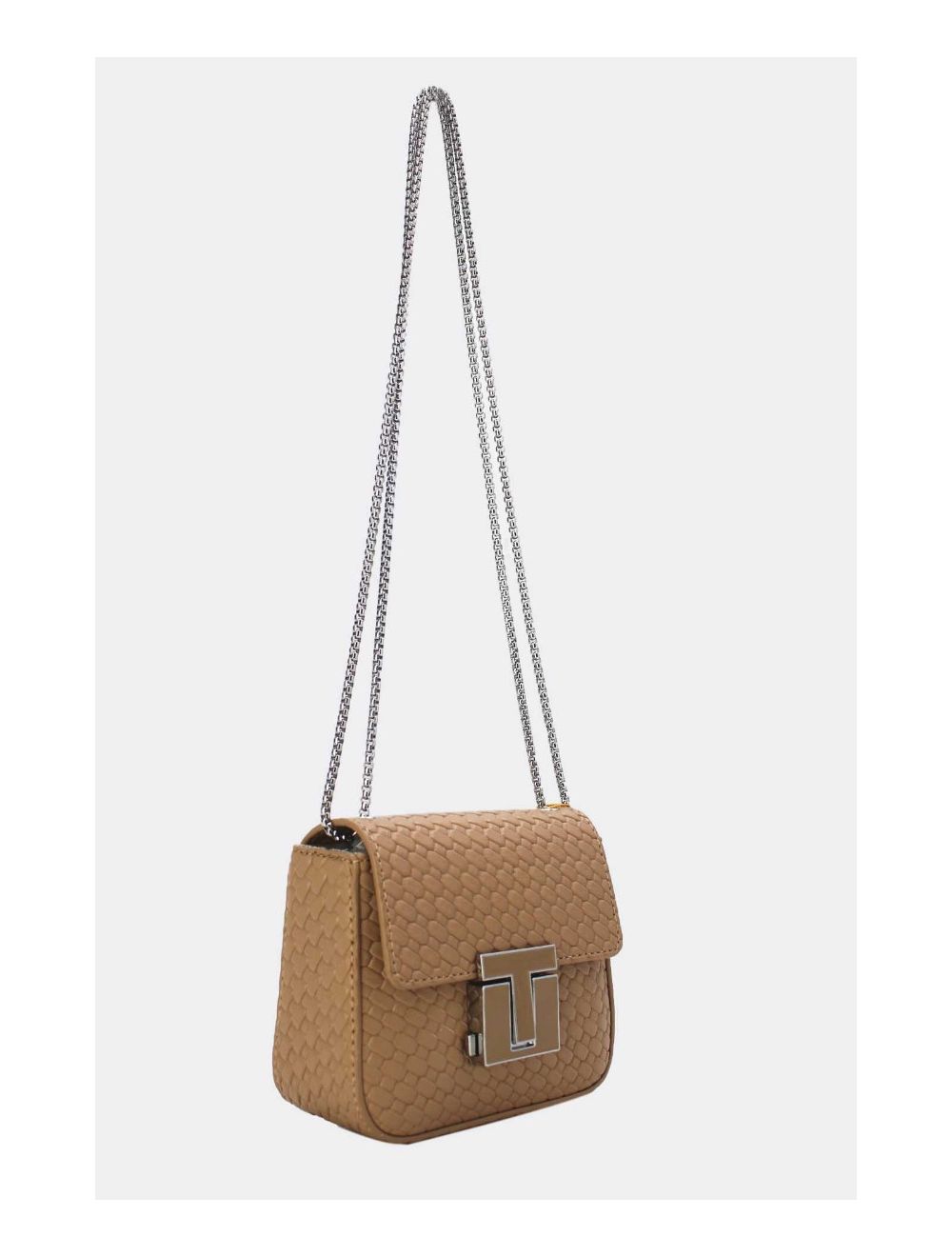 Tom&eva Pochette Téléphone Pliable Effet Tissé 24P-6050-Abricot