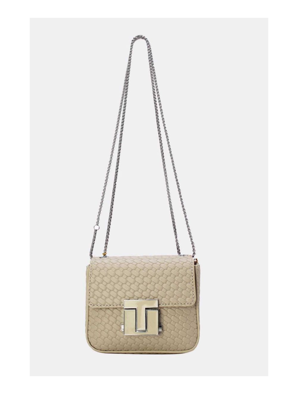 Tom&eva Pochette Téléphone Pliable Effet Tissé 24P-6050-Beige
