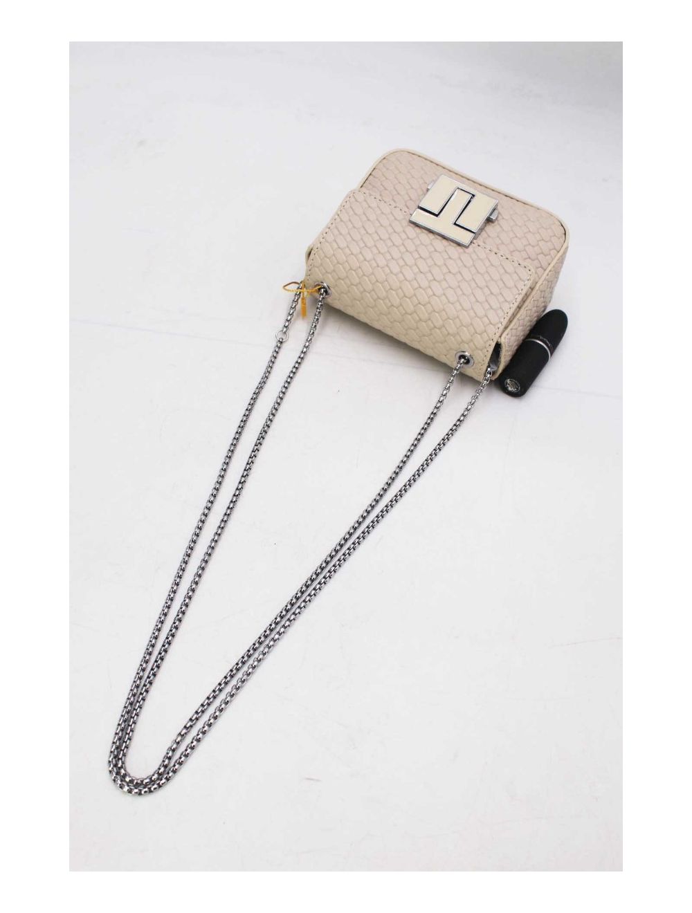 tom&eva Pochette Téléphone Pliable Effet Tissé 24P-6050-Beige