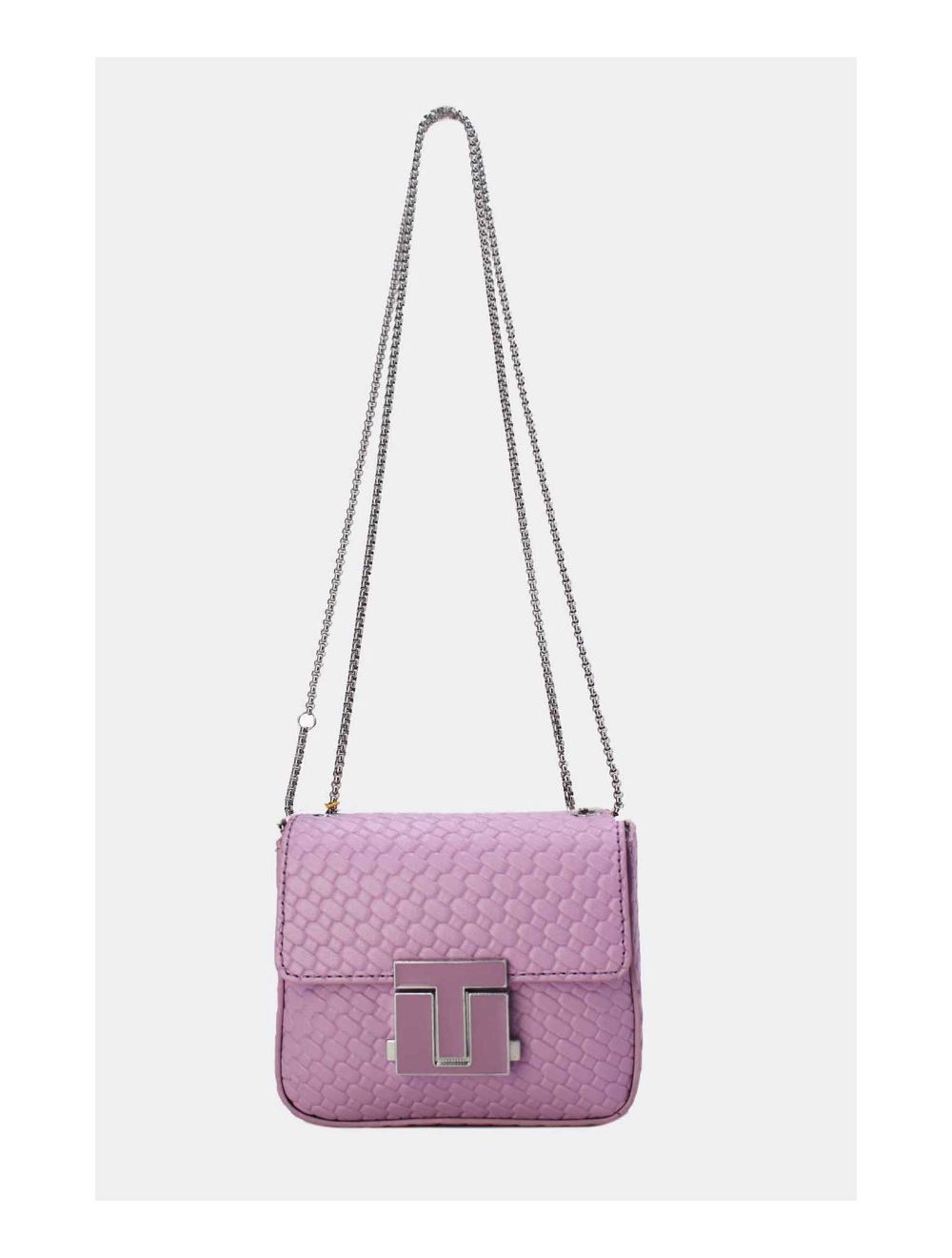 Tom&eva Pochette Téléphone Pliable Effet Tissé 24P-6050-Violet